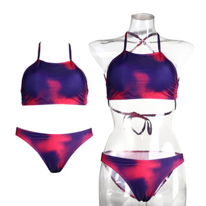 Two Piece Bikini Swimsuit Sexy Paded Swimwear Push Up Swim Suit for Women